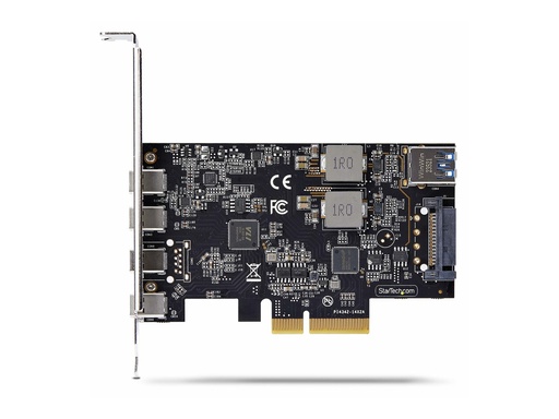 [PS4C3IA3-USB-C-CARD] StarTech.com 5-Port USB PCIe Card, USB 3.2 10Gbps, PCI Express Card with 4x USB-C Ports, 1x USB-A Internal Port, USB PCIe Controller Card, Windows/macOS/Linux