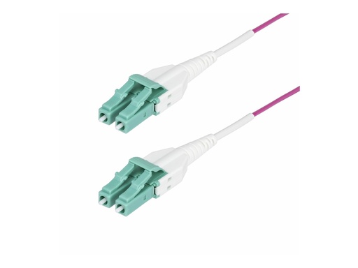 [OM4RLCLC2M] StarTech.com 2m (6.6ft) LC/LC (UPC) OM4 Multimode Fiber Optic Cable, OFNR - Patch-Kabel - LC/UPC Duplex Multi-Mode (M)