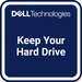 [DPD_5HD] Dell 5 jahre Keep Your Hard Drive - Serviceerweiterung - keine Rückgabe des Laufwerks (für nur Festplatte)