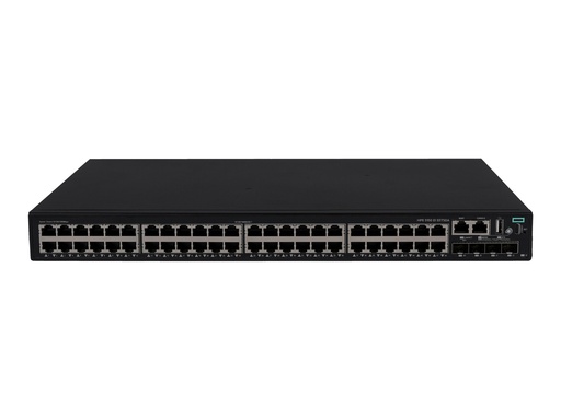 [S5T50A] HPE Networking Comware 5150EI 48p 10M/100M/1G 4p SFP+ 1G/10G Switch - Switch - L3 - managed - 48 x 10/100/1000Base-T + 4 x 1 Gigabit / 10 Gigabit SFP+ (Uplink / Stacking)