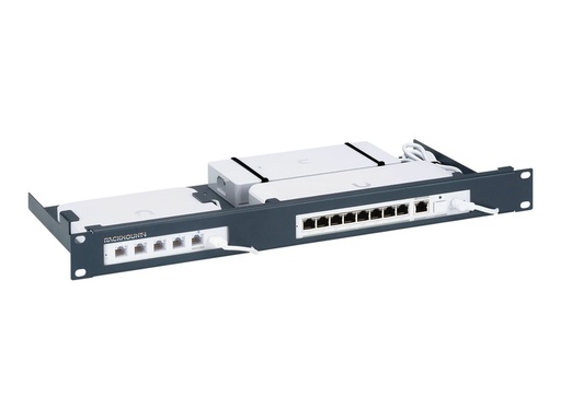 [RM-UB-T8] Rackmount.IT RM-UB-T8 - Montagesatz für Netzwerkgeräte - Rack montierbar - Metallic Dark Blue - 1U - 48.3 cm (19")