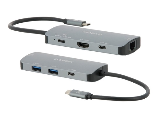 [001382] Mobilis Dockingstation - USB-C - HDMI - 1GbE