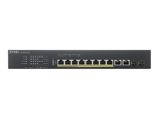 [XS1930-12HP-ZZ0101F] ZyXEL XS1930-12HP - Switch - Smart - 8 x 100/1000/2.5G/5G/10GBase-T (PoE++)