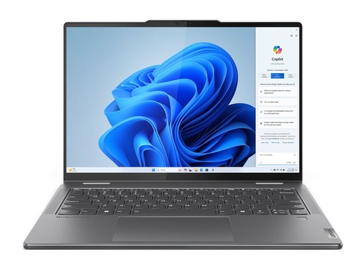 [83DK006BGE] Lenovo Yoga 7 2-in-1 14AHP9 83DK - Flip-Design - AMD Ryzen 5 8640HS / 3.5 GHz - Win 11 Home - Radeon 760M - 16 GB RAM - 1 TB SSD NVMe - 35.6 cm (14")