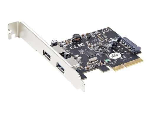[PEXUSB312A3] StarTech.com Startech 2-Port USB PCIe Adapter - 10Gbit/s pro Port - USB 3.1/3.2 Gen 2 Typ-A PCI Express 3.0 x2 Host Controller Erweiterungskarte - Add-On Adapterkarte - Full/Low Profile - Windows & Linux (PEXUSB312A3)