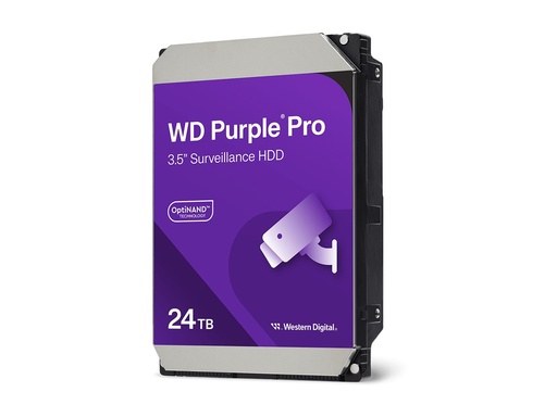 [WD241PURP] WD Purple Pro WD241PURP - Festplatte - 24 TB - Überwachung, intelligente Videoübertragung - intern - 3.5" (8.9 cm)