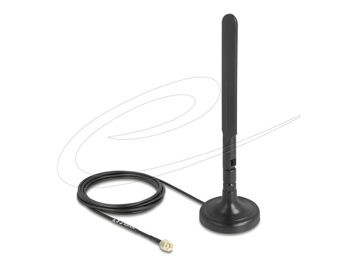 [10039] Delock Antenne - Dipol - Wi-Fi - 3 dBi - ungerichtet