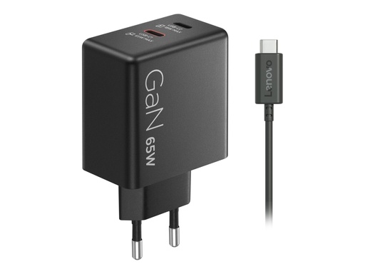[40AW065BEU] Lenovo Dual - Netzteil - GaN - Wechselstrom 100/240