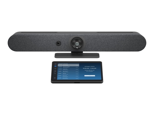 [TAPRMGUNIAPP] Logitech For Zoom Rooms Appliances Small Room - Kit für Videokonferenzen (Videoleiste, Touch-Controller)