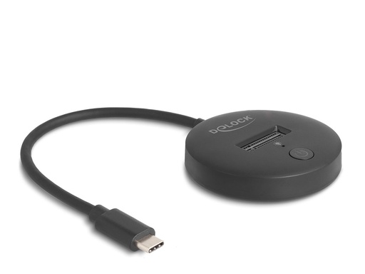 [64254] Delock SSD-Dockingstation Schächte: 1 - M.2 - M.2 NVMe Card / SATA 6Gb/s - USB 3.2 (Gen 2)