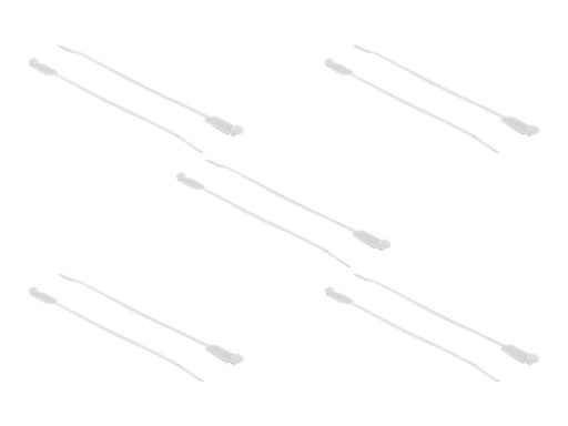 [18956] Delock Cable Tie with Label Tap - Kabelbinder - 19 cm - weiß (Packung mit 10)