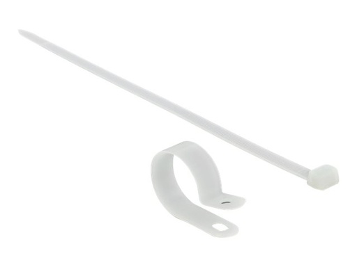 [18875] Delock Kabelbinder-Kit - 30 cm - weiß