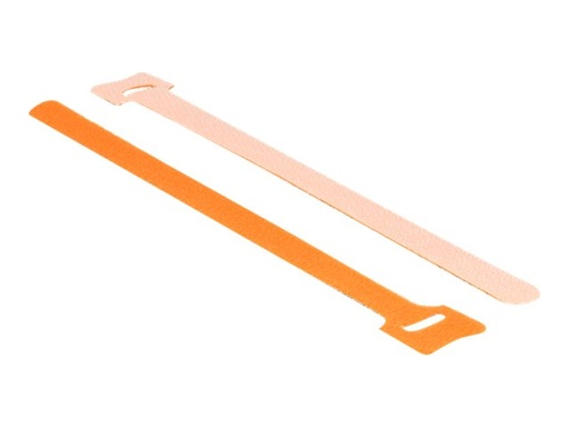 [18696] Delock Klettverschluss - 20 cm - orange (Packung mit 10)