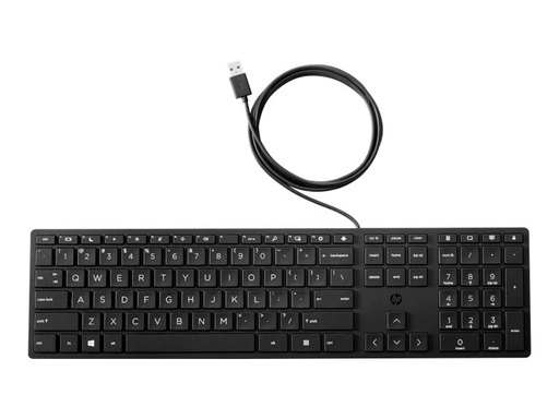 [9SR37A9#ABB] HP Desktop 320K - Tastatur - USB - QWERTY - Englisch (Packung mit 12)