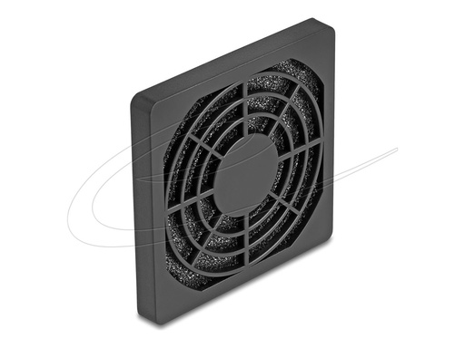 [67310] Delock Fan-Grill - mit Staubfilter - Schwarz