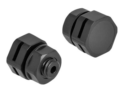 [60477] Delock Druckausgleichselement - M6 - Schwarz (Packung mit 2)