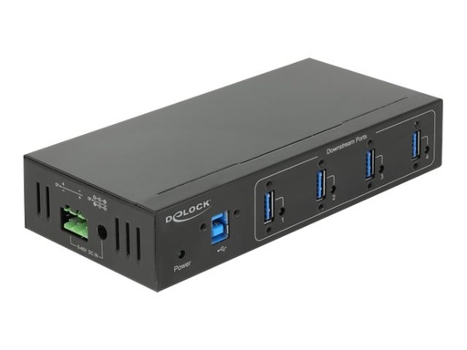 [63309] Delock External Industry Hub 4 x USB 3.0 Type-A with 15 kV ESD protection