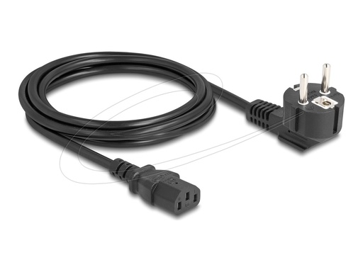 [81326] Delock Stromkabel - power CEE 7/7 gewinkelt zu power IEC 60320 C13