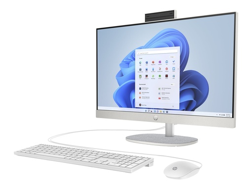 [8Y3Q1EA#ABD] HP 24-cr0005ng - All-in-One (Komplettlösung) - Ryzen 7 7730U / 2 GHz - RAM 16 GB - SSD 512 GB - NVMe - Radeon Graphics - 1GbE, Wi-Fi 6, Bluetooth - WLAN: 802.11a/b/g/n/ac/ax, Bluetooth 5.4 - Win 11 Home - Monitor: LED 60.5 cm (23.8")