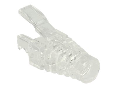 [86455] Delock Netzwerkkabel-Knickschutz - durchsichtig (Packung mit 20)
