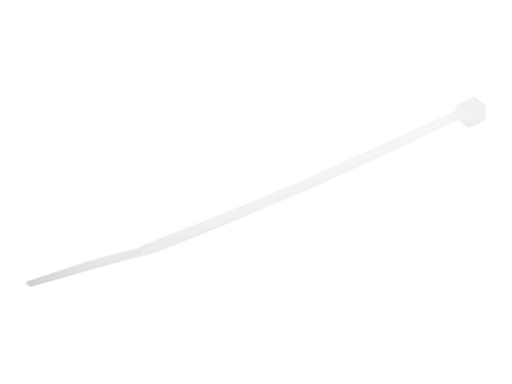[CBMZT4NK] StarTech.com Kabelbinder 100x2 mm - Selbstsichernde Nylon-Kabelbinder mit Gebogener Spitze, Bündeldurchmesser bis zum 22 mm, 8 kg Zugfestigkeit, 94V-2/UL, 1000 Stück - Weiß (CBMZT4NK)