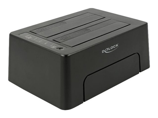 [63957] Delock HDD-Dockingstation Schächte: 2 - SATA 6Gb/s - USB 3.1 (Gen 2)