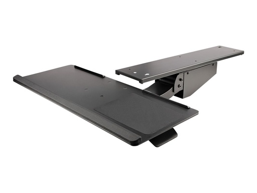 [KBTRAYADJ2] StarTech.com Tastaturablage - Höhenverstellbare Tastatur und Mausablage, 25 x 66 cm - Ergonomische Schreibtisch/Computer Tastaturablage mit Mauspad & Handgelenkauflage - Kipp/Drehfunktion (KBTRAYADJ2)