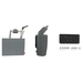 [215958] Brodit Befestigung - Honeywell MP Compact 4 Mark III