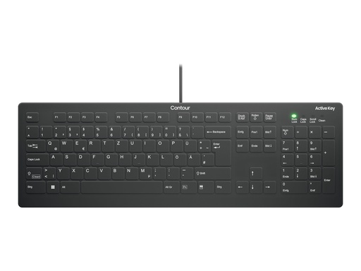 [AK-C8112-U1-B/DE] Cherry Contour Active Key QuickClean AK-C8112 - Tastatur