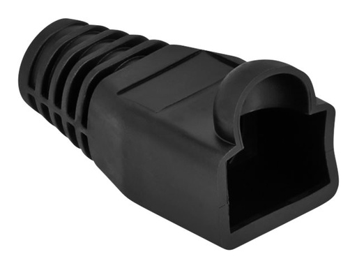 [86722] Delock Strain relief for RJ45 plug - Netzwerkkabel-Knickschutz - Schwarz (Packung mit 20)
