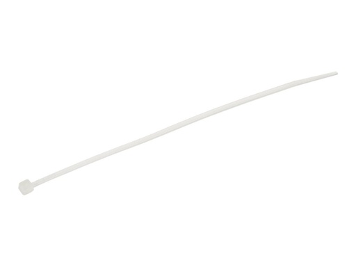 [CBMZT6NK] StarTech.com 15cm(6") Cable Ties, 3mm(1/8") wide, 39mm(1-3/8") Bundle Diameter, 18kg(40lb) Tensile Strength, Nylon Self Locking Zip Ties w/ Curved Tip, 94V-2/UL Listed, 1000 Pack, White - Nylon 66 Plastic - TAA (CBMZT6NK)