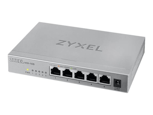 [MG-105-ZZ0101F] ZyXEL MG-105 - Switch - unmanaged - 5 x 100/1000/2.5G Base-T