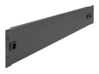 [66579] Delock Network Cabinet Blind Cover - Rack-Blindabdeckungsplatte - Schwarz - 2U - 48.3 cm (19")