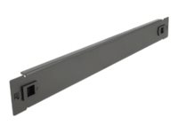 [66577] Delock Network Cabinet Blind Cover - Rack-Blindabdeckungsplatte - Schwarz - 1U - 48.3 cm (19")