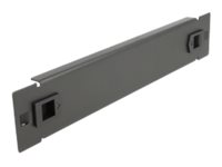 [66576] Delock Network Cabinet Blind Cover - Rack-Blindabdeckungsplatte - Schwarz - 1U - 25.4 cm (10")