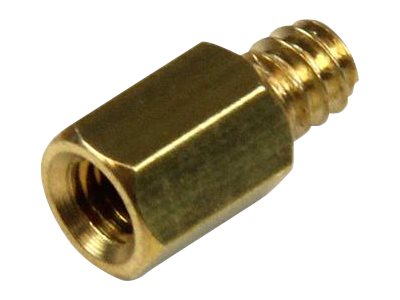 [SCREWNUTM] StarTech.com Ersatz PC #6-32 auf M3 Abstandshalter - 50 Stck. - Nivellierschrauben-Standoff - 0.4 cm (Packung mit 50)