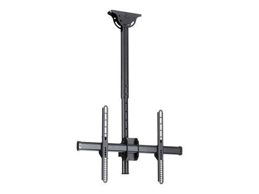 [FPCEILPTBSP] StarTech.com Startech Flachbildfernseher Deckenhalterung - Vollbeweglich - Heavy Duty Stahl - Decken TV VESA Halterung für 32 bis 75 Zoll - Halterung - für Flachbildschirm - stabiler Stahl - Schwarz - Bildschirmgröße: 94-190.5 cm (37"-75")