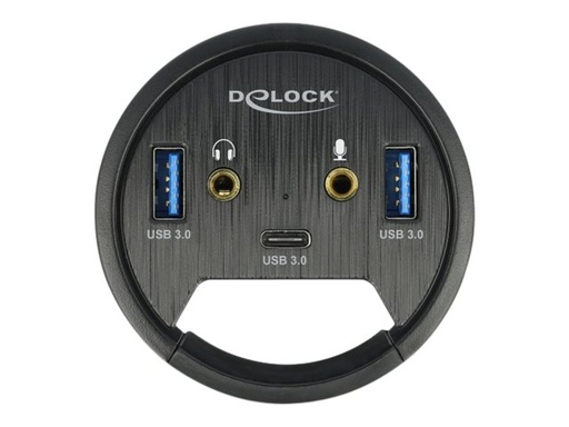 [62794] Delock In-Desk Hub - Hub - 2 x USB 3.2 Gen 1