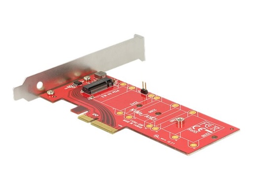[89577] Delock PCI Express x4 Card > 1 x internal NVMe M.2 Key M 110 mm with heat sink