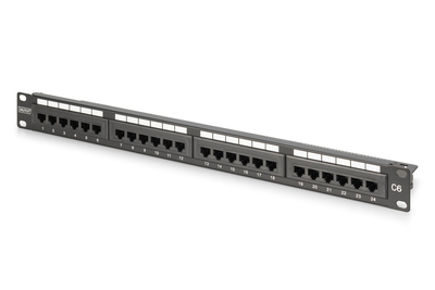 [DN-91624U-CR] DIGITUS CAT 6, Klasse E Patch Panel, ungeschirmt