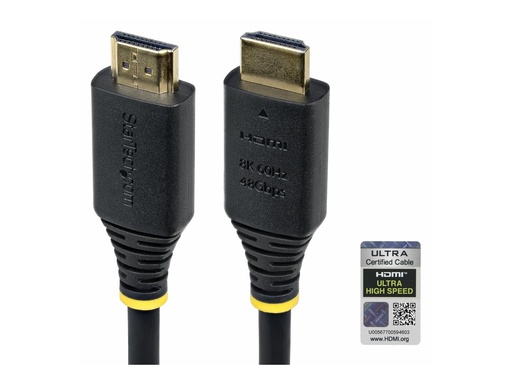 [HDMI21-CBL-8K60-1M] StarTech.com Ultra High Speed - HDMI-Kabel - HDMI männlich zu HDMI männlich - 1 m - abgeschirmt - Schwarz - passiv, 4K120Hz Unterstützung, 8K60Hz (7680 x 4320)