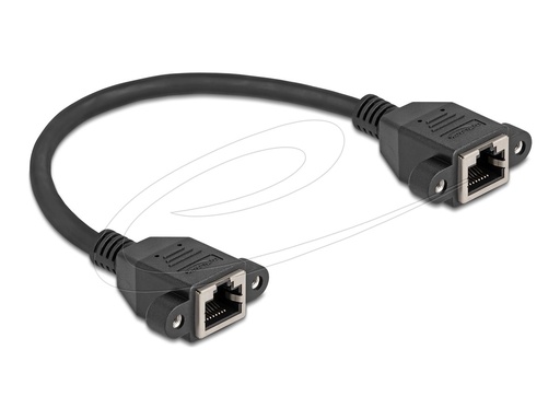 [90782] Delock Netzwerkkabel - RJ-45 (W) schraubbar zu RJ-45 (W)