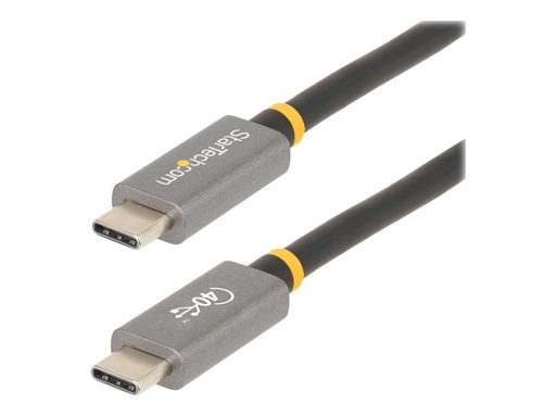 [CC1M-40G-USB-CABLE] StarTech.com 1 m USB4 Kabel, USB-IF zertifiziertes USB C Kabel, 40Gbit/s - USB-Kabel - USB-C (M)