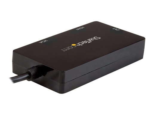 [CDPVGDVHDBP] StarTech.com 4K USB C to HDMI, VGA & DVI Multi Port Video Display Adapter for Mac / Windows Laptop & Monitor (CDPVGDVHDBP)