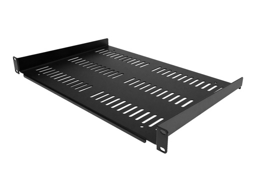 [SHELF-1U-12-FIXED-V] StarTech.com 1HE 19 Zoll Fachboden für netzwerk schrank - Freitragende perforierte Rack ablage für Serverschrank/Rack - Frontmontage - Belastbarkeit 25kg - 30cm tiefe - belüftet (SHELF-1U-12-FIXED-V)