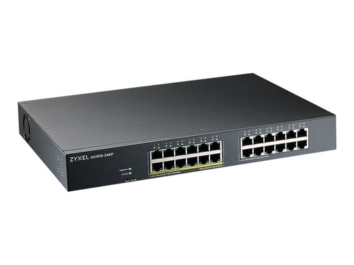 [GS191524EPEU0101F] ZyXEL GS1915 Series GS1915-24EP - Switch - kompatibel mit NebulaFLEX - Smart - 24 x 10/100/1000 (12 PoE)