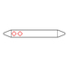 [LTZ12052FPIC] Brother Pre-cut pipe marker rolls White With pic