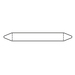 [LTZ12012FPIP] Brother Pre-cut pipe marker rolls White Without