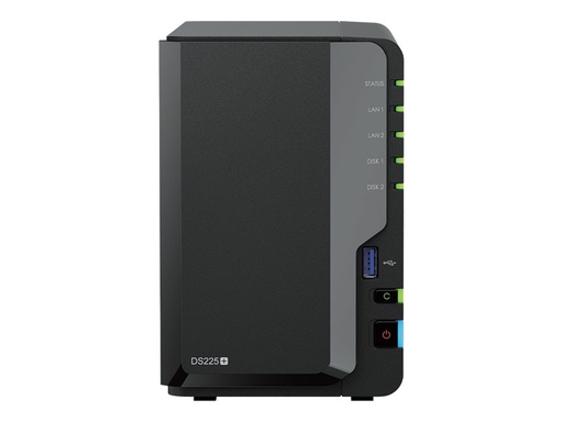 [DS225+ + 2x HAT3310-16T] Synology Disk Station DS225+ - NAS-Server - 32 TB