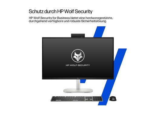 [A55R2ET#ABD] HP EliteStudio 8 G1i AI - All-in-One (Komplettlösung) - Core Ultra 5 235 / 3.4 GHz - vPro Enterprise - RAM 16 GB - SSD 512 GB - NVMe - Intel Graphics - 1GbE, Wi-Fi 6, Bluetooth, Wi-Fi 7 - WLAN: 802.11a/b/g/n/ac/ax/be, Bluetooth 5.4 - Win 11 Pro - Monitor: LED 68.6 cm (27")